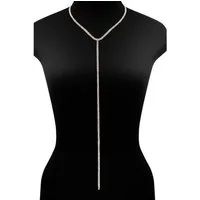 Escora Lange Kette zart funkelnde Kette C02 mit Strass