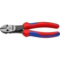 TwinForce Hochleistungs-Seitenschneider, Schneid-Zange rot/blau, 7372180F, mit Öffnungsfeder