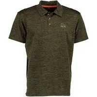 OS Trachten Poloshirt Plogin Kurzarm Jagdshirt mit Wildsau-Stickerei auf der Brust