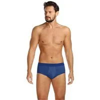 Comte Slip (Set, 2-St., 2er-Pack) Herren Slips Sportslips 3er-Pack mit Eingriff Feinripp Ringel