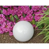 Jürgen Bocker - Gartenambiente Dekokugel Dekorationskugel Edelstahl weiß poliert 15-40 cm Gartendekoration