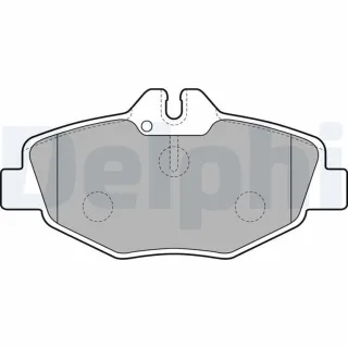 Delphi Bremsbel?ge vorne Mercedes E-Klasse W211 LP1791