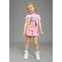 KIDSWORLD Shirt & Shorts PRINCESS 2tlg. Set: Scheewitttchen, Ariel & Freundinnen - Disney (Set, 2-tlg) aus Baumwolle, Single Jersey Material
