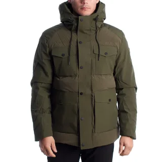 Herren gefütterte Parkajacke mit Kapuze US40127016