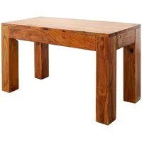 Massivmoebel24 Bank OXFORD (Bank Akazie 80x35x45 honig lackiert OXFORD #11), Bank Akazie 80x35x45 honig lackiert OXFORD #11