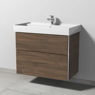Sanipa 3way Waschtischunterbau zu Villeroy & Boch Collaro Waschtisch mit 2 Auszügen, Eiche-Arizona BR83680