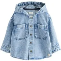 Next Jeanshemd Denim-Kapuzenhemdjacke (1-tlg)