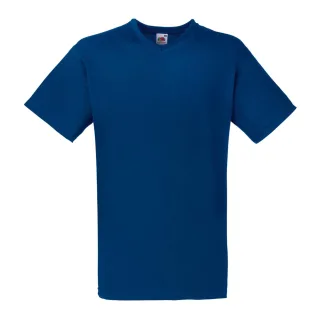 Fruit Of The Loom Valueweight T-shirt für Männer mit V-Ausschnitt, kurzärmlig (Marineblau)