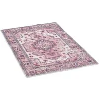 TOM TAILOR HOME Badematte Oriental Bath FOUR, Höhe 7 mm, rutschhemmend beschichtet, strapazierfähig, fußbodenheizungsgeeignet, Polyester, rechteckig, Badteppich, Orient-Optik, Vintage Design, waschbar