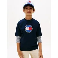 Tommy Hilfiger T-Shirt FUN FLAG GRAPHIC Kinder bis 16 Jahre, Druck