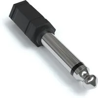 JAMEGA Klinke Adapter Mono 3.5mm auf 6.35mm TS Stecker Aux Stereo Audio Audio-Adapter