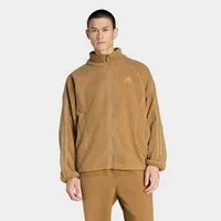 adidas Originals Trainingsjacke BORG FLEECE TEAMGEIST Fleecejacke für Erwachsene, lockere Passform, mit Stehkragen