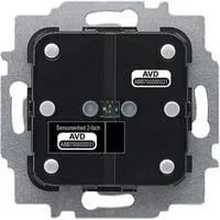 Taster vierfach mit integriertem Temperaturfühler, Unterputz, KNX-Bussystem, Schutzart IP20 Retail