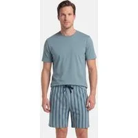 Ammann Pyjama Mix & Match (Set, 2 tlg) Schlafanzug - Baumwolle - Blickdicht - Set aus T-Shirt und kurzer Hose
