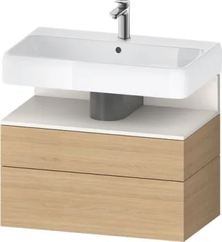 Duravit Qatego Waschtischunterbau wandhängend Natur Eiche Matt 790x470x590 mm - QA4394084300010 QA4394084300010