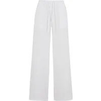 URBAN CLASSICS Stoffhose Urban Classics Ladies Structured Wideleg Pants (1-tlg)