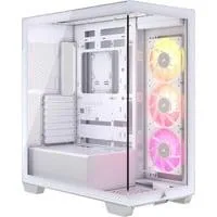 iCUE LINK 3500X RGB, Tower-Gehäuse weiß, Tempered Glass