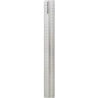 Faber-Castell Lineal Eberhard Faber Aluminiumlineal 30 cm breit für Rechts- & Linkshand