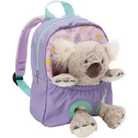 Nici Kinderrucksack Travel Friends, Rucksack mit Plüsch Koala, 25 cm