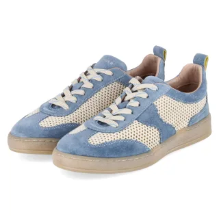 Salamander Low Sneaker  Blau - Gr. 38 -  Leder und Textil