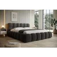 thematys Polsterbett mit Bettkasten 140x200–200x200 cm – Velours oder Bouclé Bezug – (Polsterbett in den Varianten Bouclé (Fredo), Velours (Velutto) - Wolkenbett mit XXL Kopfteil), Wolkenbett mit XXL Kopfteil)