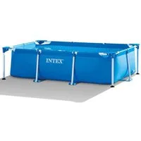 Intex Framepool Set Serie "Family II", blau, 260 x 160 x 65 cm)