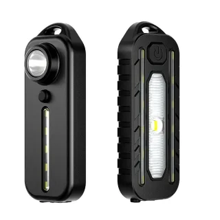 Bikight LED Red Blue Caution Emergency Police Clip Light USB Rechargeable Shoulder Flashing Warning Safety Torch Bicycle