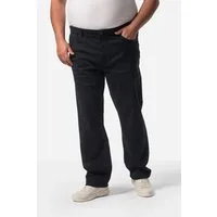 Men Plus 5-Pocket-Jeans Twillhose teilelastischer Bund