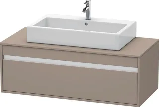 Duravit Ketho Konsolenwaschtischunterbau wandhängend Basalt Matt 1200x550x426 mm - KT669604343 KT669604343