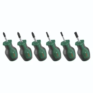 Bosch Schraubendreher kurz, 6-teiliges Set - 1600A032UK