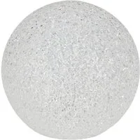 BURI LED Dekolicht Leuchtkugel LED Weiß 18cm Kugelleuchte Dekoleuchte Tischlampe Lampe