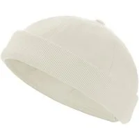 modAS Schirmmütze Unisex 1082 Segler Cap Seemannsmütze - Docker-Cap Mütze aus Baumwolle Klassischer Strickrollrand, Weite verstellbar durch Klettverschluss