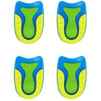 COOL-i ® Fersenkissen Silikon Fersenkissen (2 Paar) – Weiche Gel-Polster bei Fersenschmerzen, Fersensporn & Plantarfasziitis – stoßdämpfend, zuschneidbar, unisex