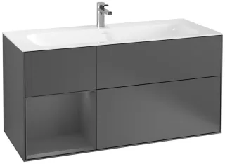 Villeroy & Boch Waschtischunterschrank Finion F06 1196x591x498mm mit Regalelement, F060GKGK F060GKGK