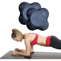 Happy Home Yogamatte Yoga Kniekissen - 2 PCS Rutschfestes Kniepolster für Yoga
