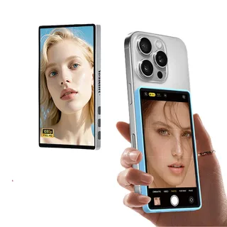 SHIMBOL CP5 Lite 5" Vlog Selfie Phone Monitor Screen 1080P FHD Phone Rear Camera Selfie Monitor for iPhone 16 15 for SAM