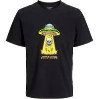 Jack & Jones Rundhalsshirt Jack&Jones T-Shirt XXL JORANATOMY SKULL schwarz