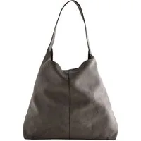 Next Schultertasche Schultertasche aus Velourskunstleder (1-tlg)