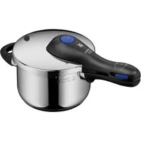 WMF Schnellkochtopf Perfect Plus, Cromargan® Edelstahl Rostfrei 18/10, Dampfkochtopf mit abnehmbarem Deckelgriff, Induktion
