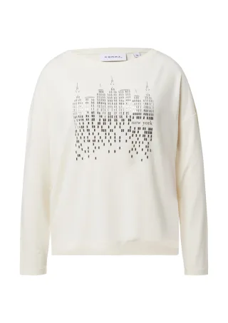 comma - T-Shirt creme - Gr. - 44