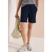 CECIL Shorts aus Seersucker-Material