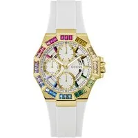 Guess Multifunktionsuhr SELENE GW0779L1, Quarzuhr, Armbanduhr, Damenuhr, Datum, 12/24-Std.-Anzeige