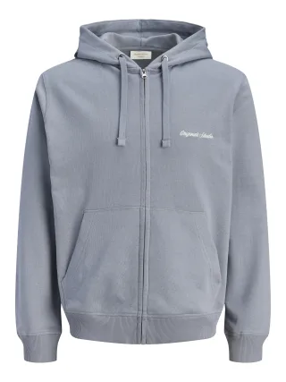 JACK&JONES - JORNORREBRO EMB SWEAT ZIP HOOD NOOS - Gr. - M