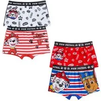 PAW PATROL Boxershorts 4er Pack Unterhosen Slips für Jungen Paw Patrol