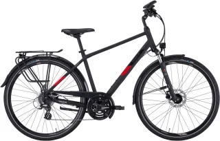 Fahrrad  - Pegasus Solero SL Disc 24 Herren schwarz   - 45 cm