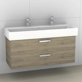 Artiqua 414 Waschtischunterschrank für Memento 5133C4,Sanremo Eiche quer NB, 414-WU2L-V19-7144-428 414-WU2L-V19-7144-428
