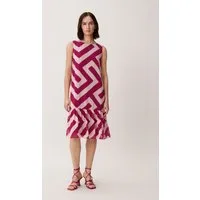 comma Minikleid Kleid Kleid mit Volants