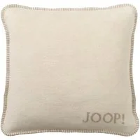 JOOP! Dekokissen JOOP! Uni-Doubleface Kissen mit Füllung 651082 pergament-sand 50x50cm