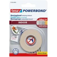 tesa Doppelklebeband tesa Montageband Indoor doppelseitig 19mmx1,5m