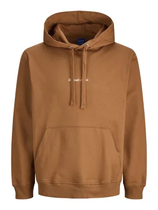 JACK&JONES - JORNORREBRO EMB SWEAT HOOD NOOS argan oil - Gr. - M